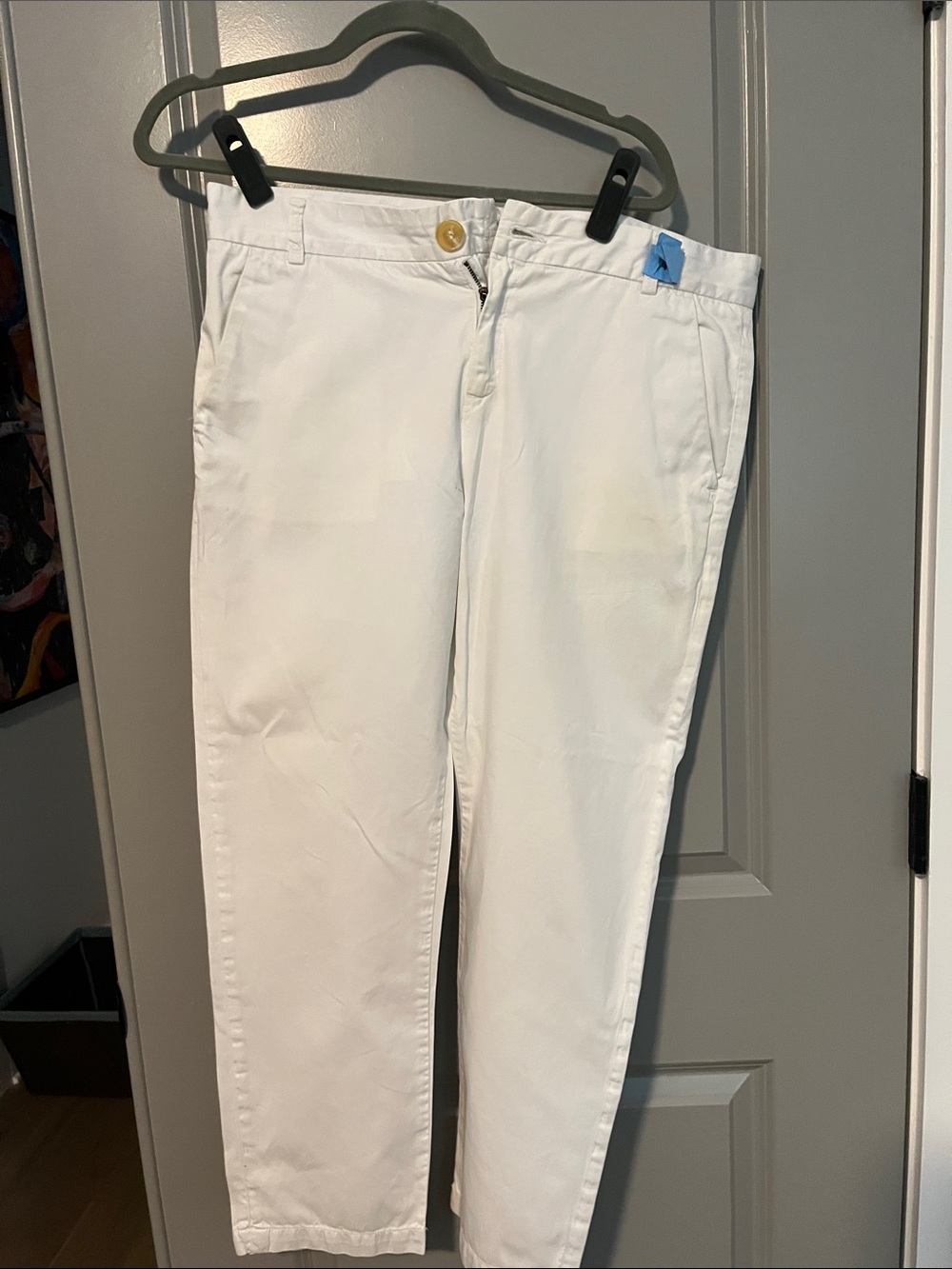 Current Elliott Classic Women's White Chinos